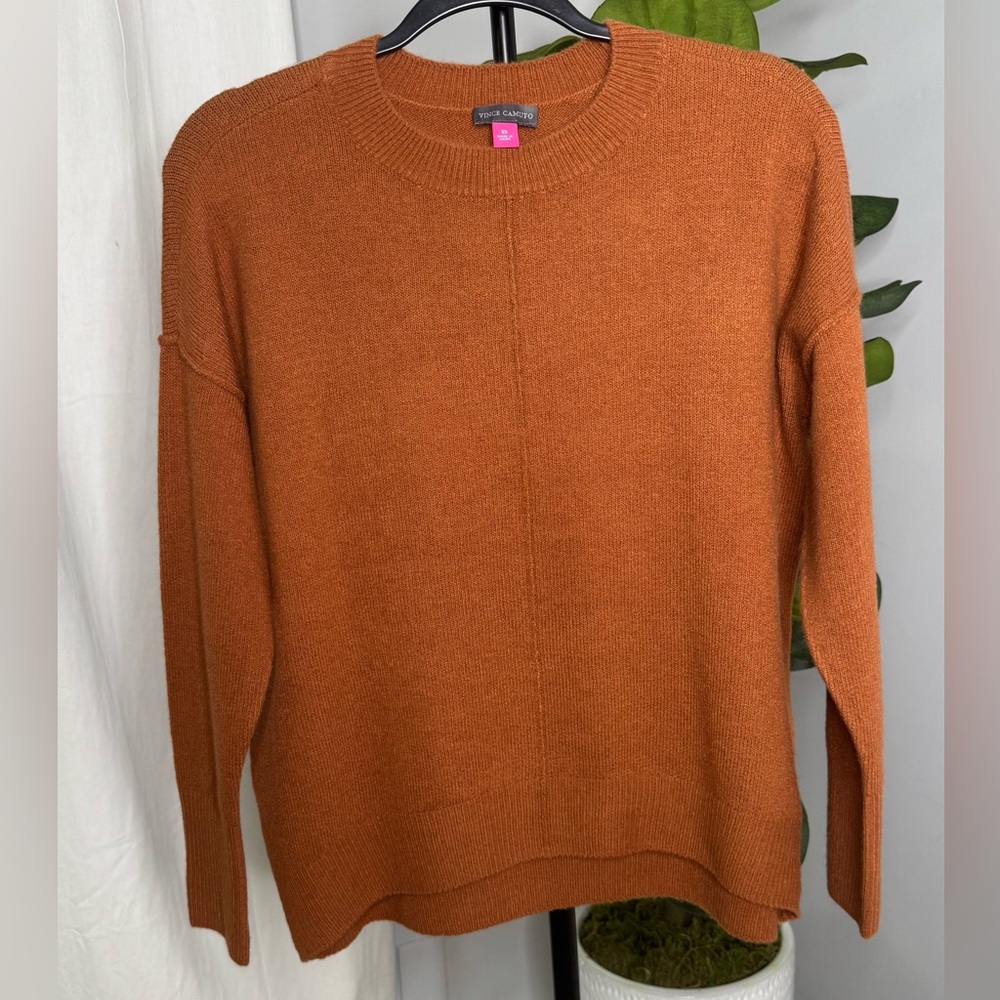 Womans Oversized Orange Sweater